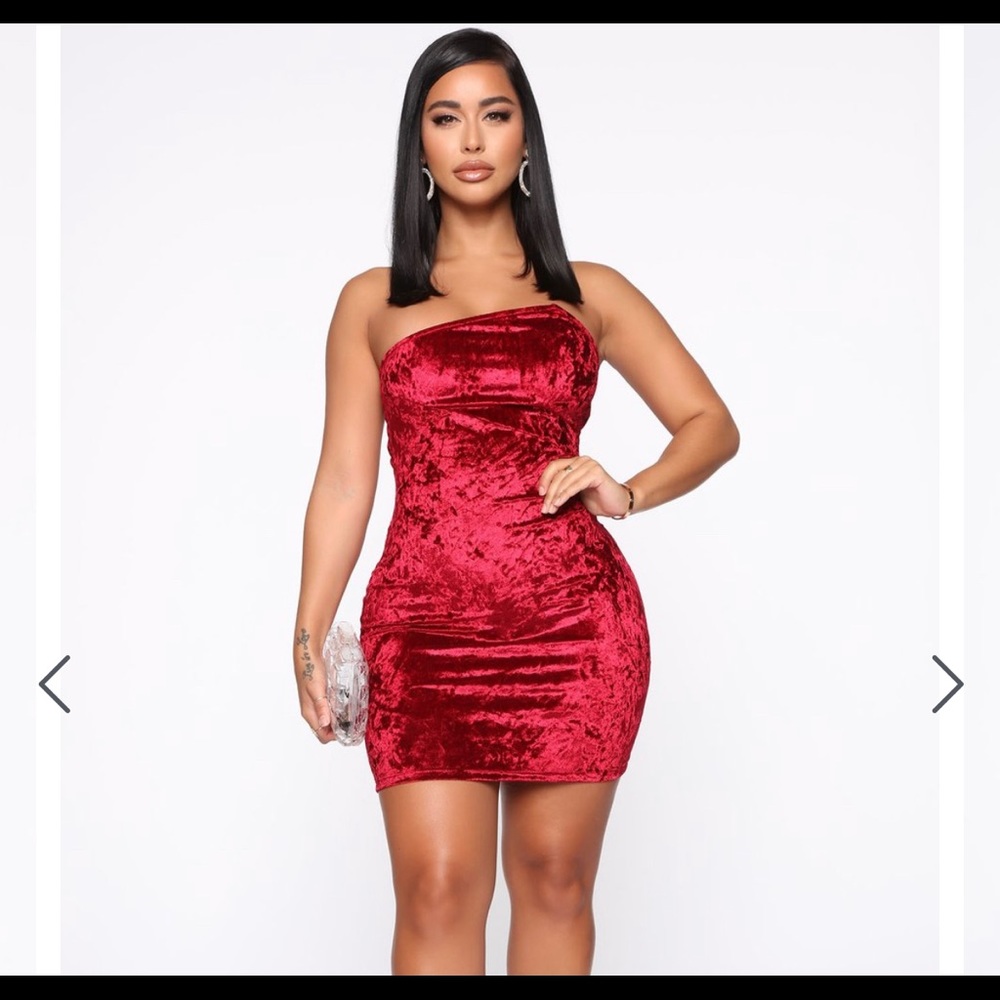 VELVET MINI DRESS❤️